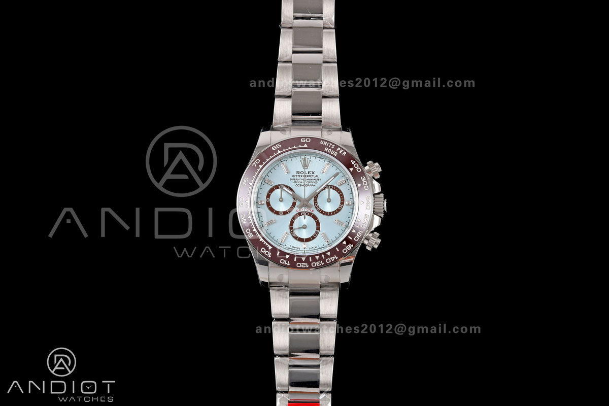 Daytona 126506 VSF 1:1 Best Edition 904L Steel Ice Blue Crystal Dial on SS Bracelet DD4802